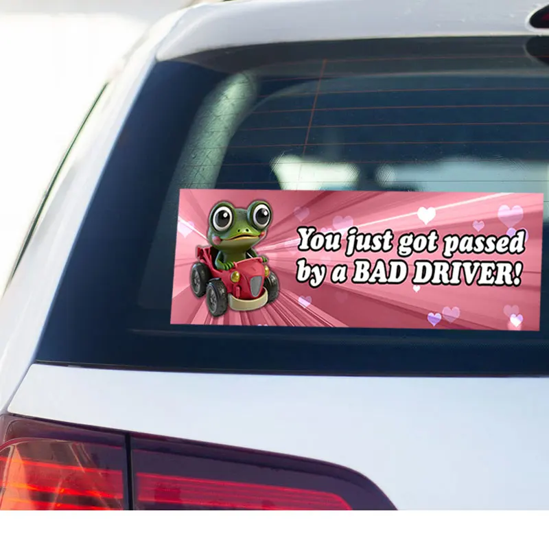 

You Just Got Passed By A Bad Driver Funny Car Stickers For Decor Window Bumper Sticker Pack Exterior Accessories Vinyl Decals