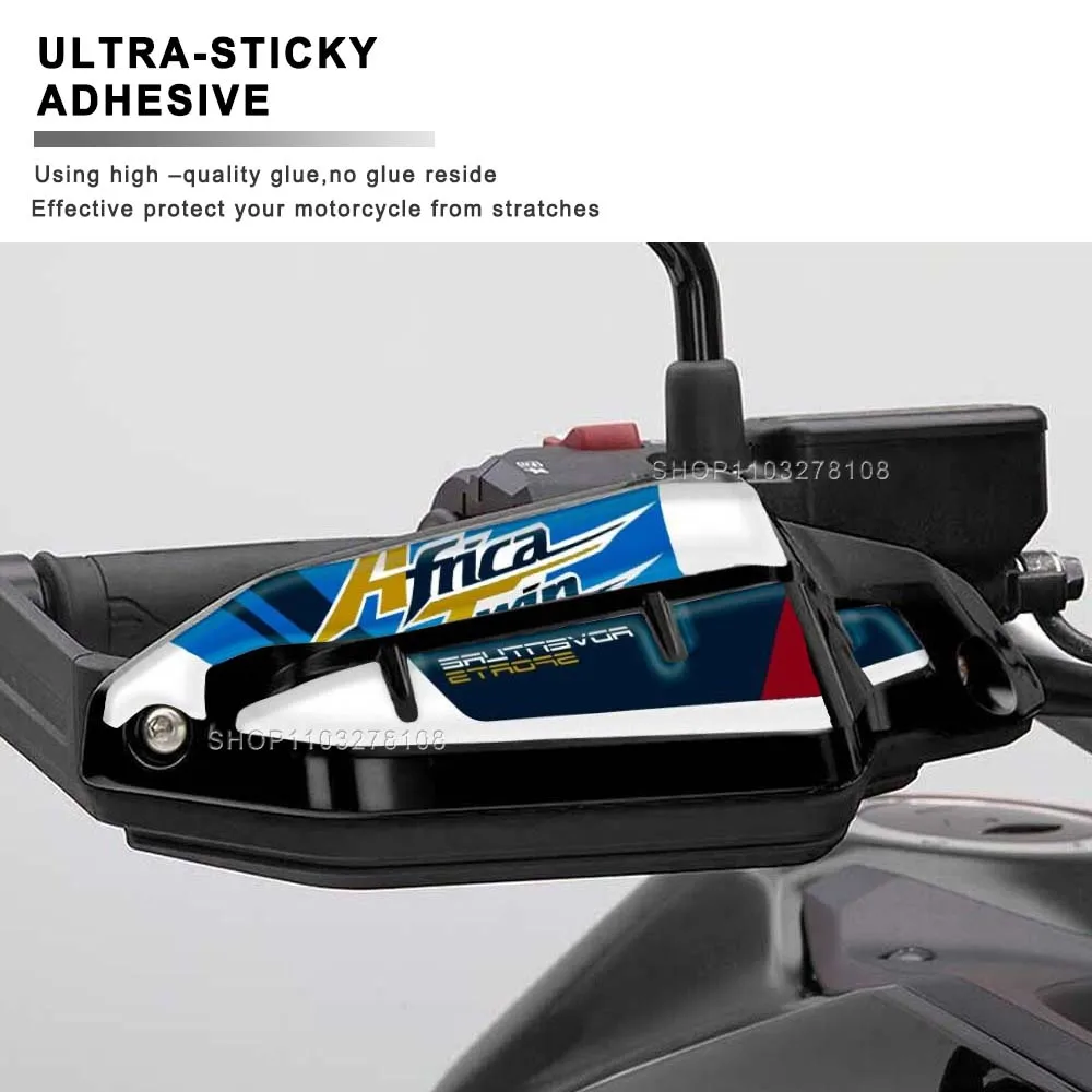 New Handguards Stickers For Africa Twin Adv Sports CRF 1100 L 2020 2023 Motorcycle 3D Gel Epoxy Resin Hand Guards Stickers - Image 4