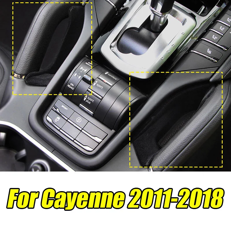 1Pair Car Armrest Holder Organizer Container Pocket Interior Center Console Gap Storage Box Holder For Porsche Cayenne 2011-2018