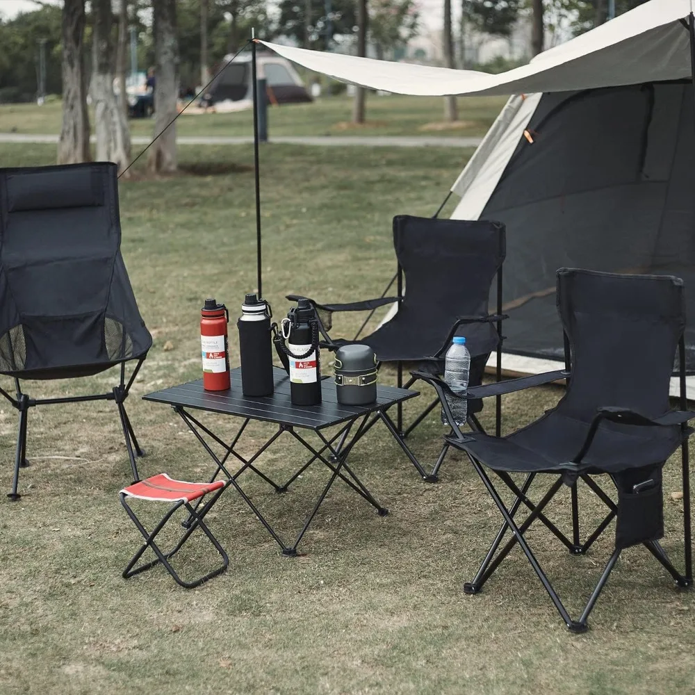 Lightweight Folding Camping Chair - Portable for Beach, Lawn, Outdoor Sports, Supports 250lbs