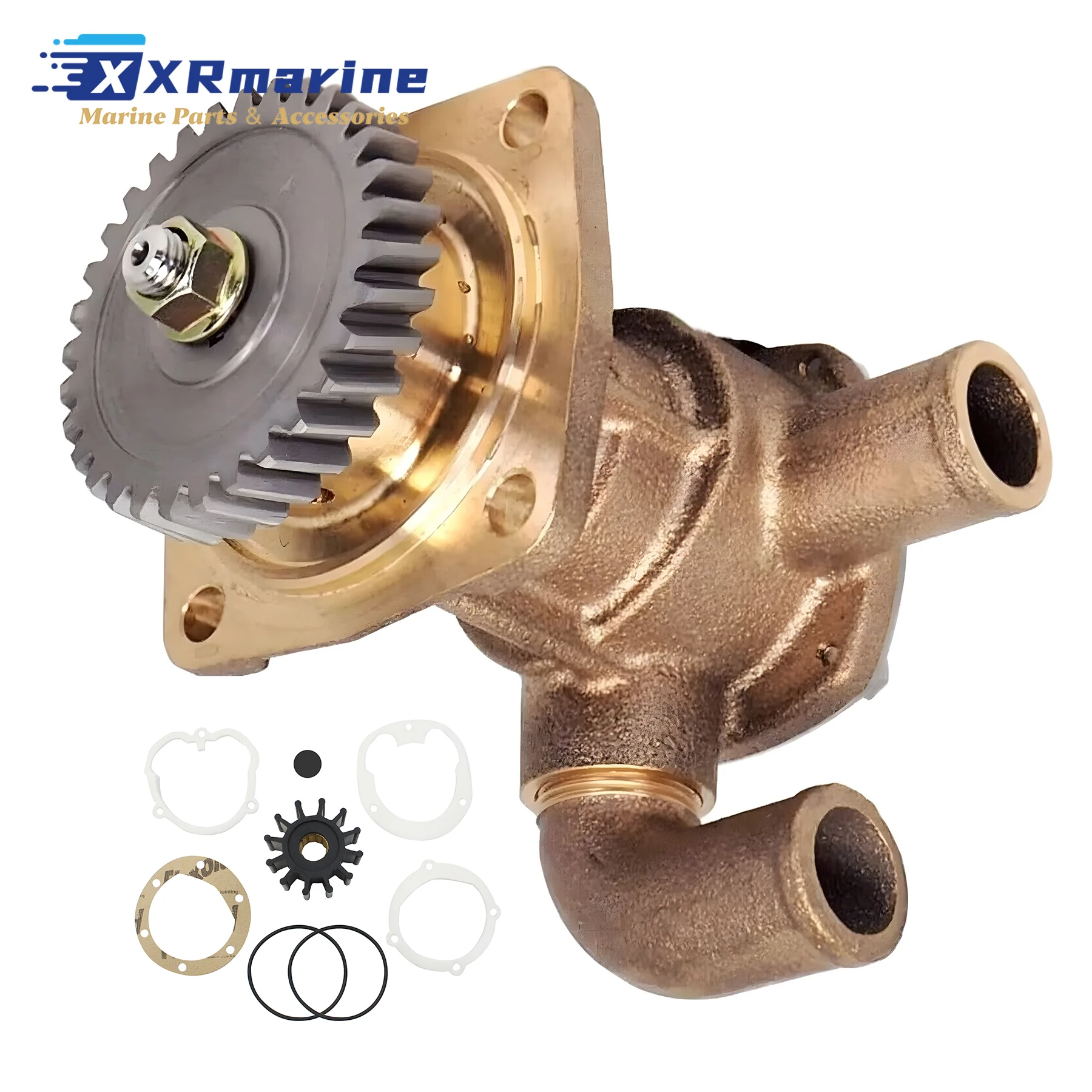 

Насос для сырой морской воды с комплектом рабочих колес, подходит для морских двигателей Yanmar серий 4JH3, 4JH3E, 3JH3E, 4JH4, запчасть 129670-42500