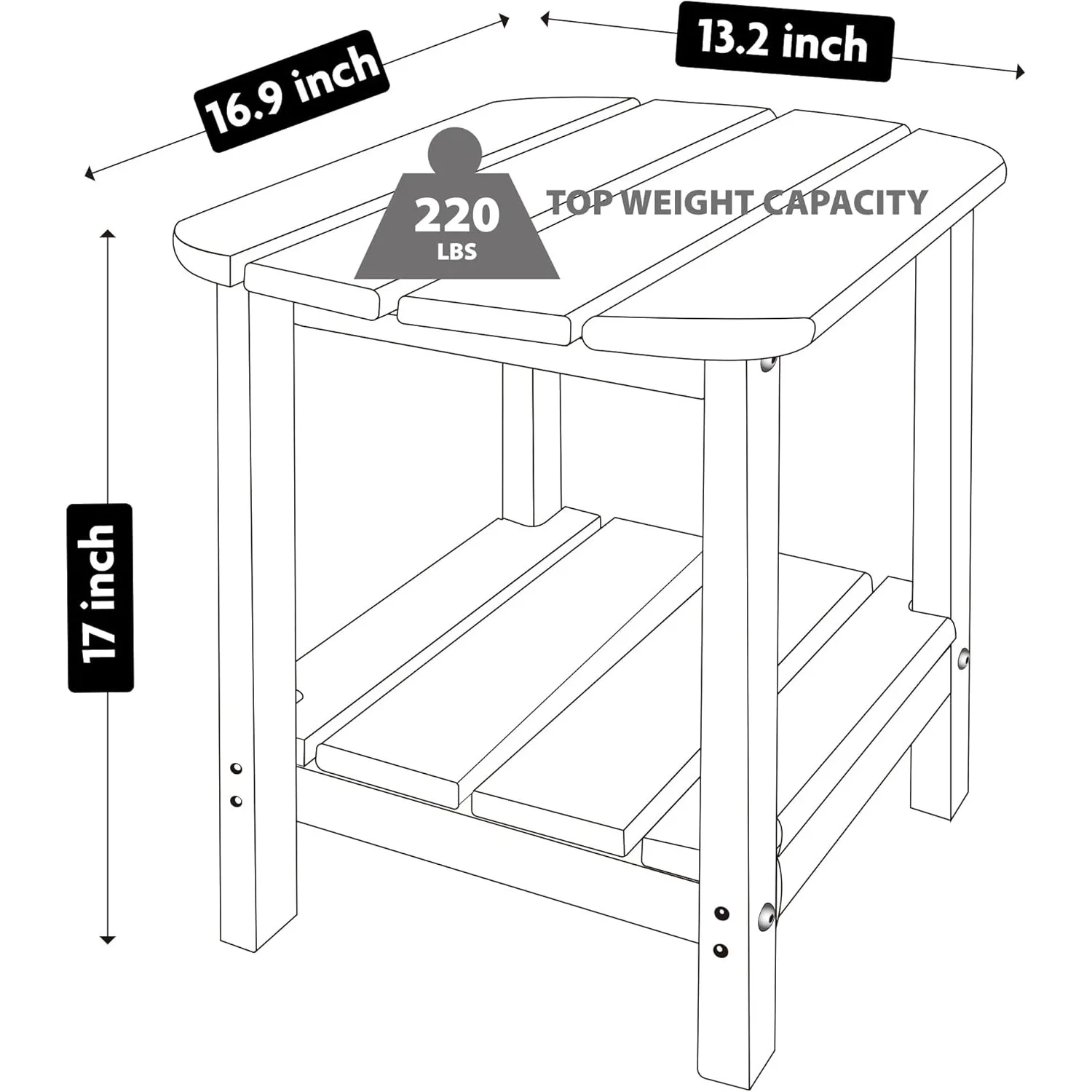 Приставной столик для улицы, темно-синий |   Всепогодный стол для патио |   Декор у бассейна с низким содержанием обслуживания |   Иржавеющая