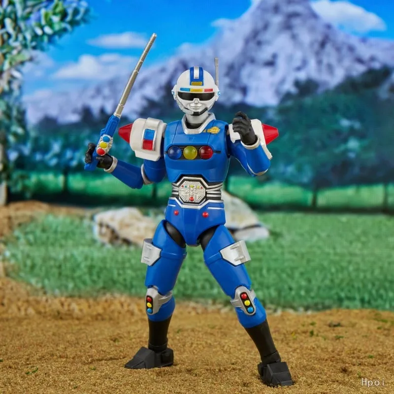 New Original Hasbro Power Rangers Lightning Collection Turbo Blue Senturion Action Figure Model Gift Toys