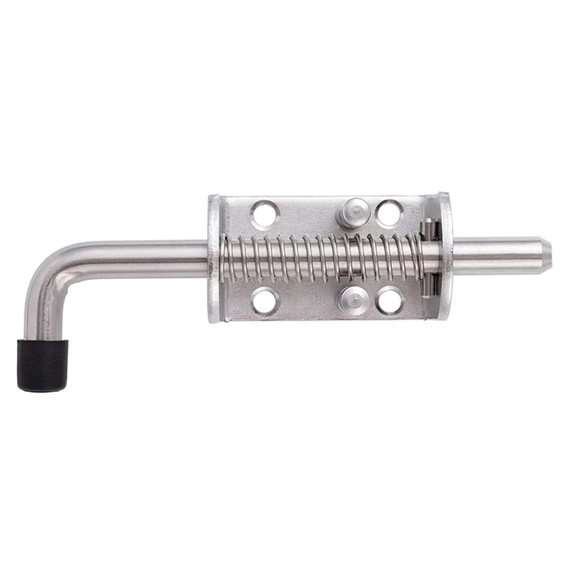 

【Price-Drop!】2Pcs 304 Stainless Steel 6.5Inch Spring Pin Latch Lock Assembly For Doors Cabinets And Utility Trailer Gate - Heavy