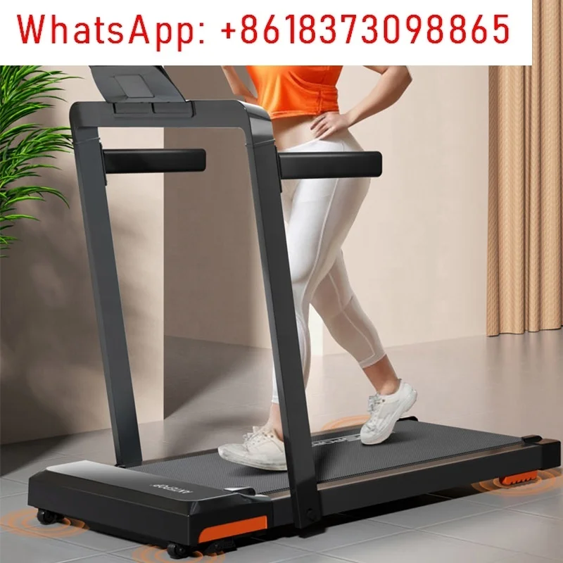 1-8 كم/ساعة 1-10 كم/ساعة المحمولة الكهربائية بمحركات الصالة الرياضية ممارسة مفرغة صغيرة مسطحة الجري تحت مكتب وسادة المشي #5