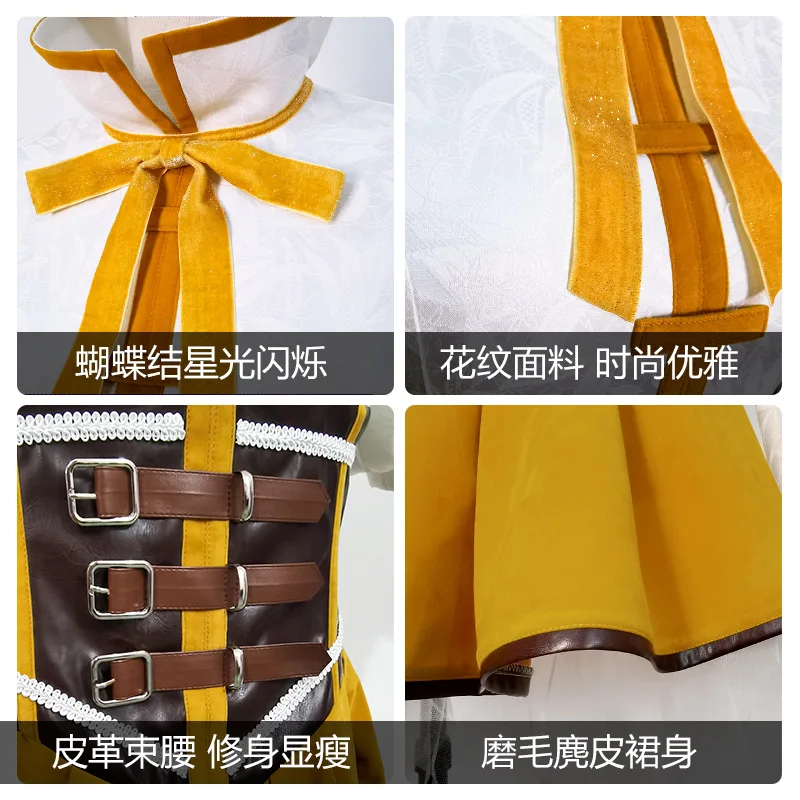 Tomoe Mami Cosplay Anime Puella Magi Madoka Magica Kostuum Pruik Battle Uniform Jsk Dress Woman Lovely Kawaii Halloween Party Suit