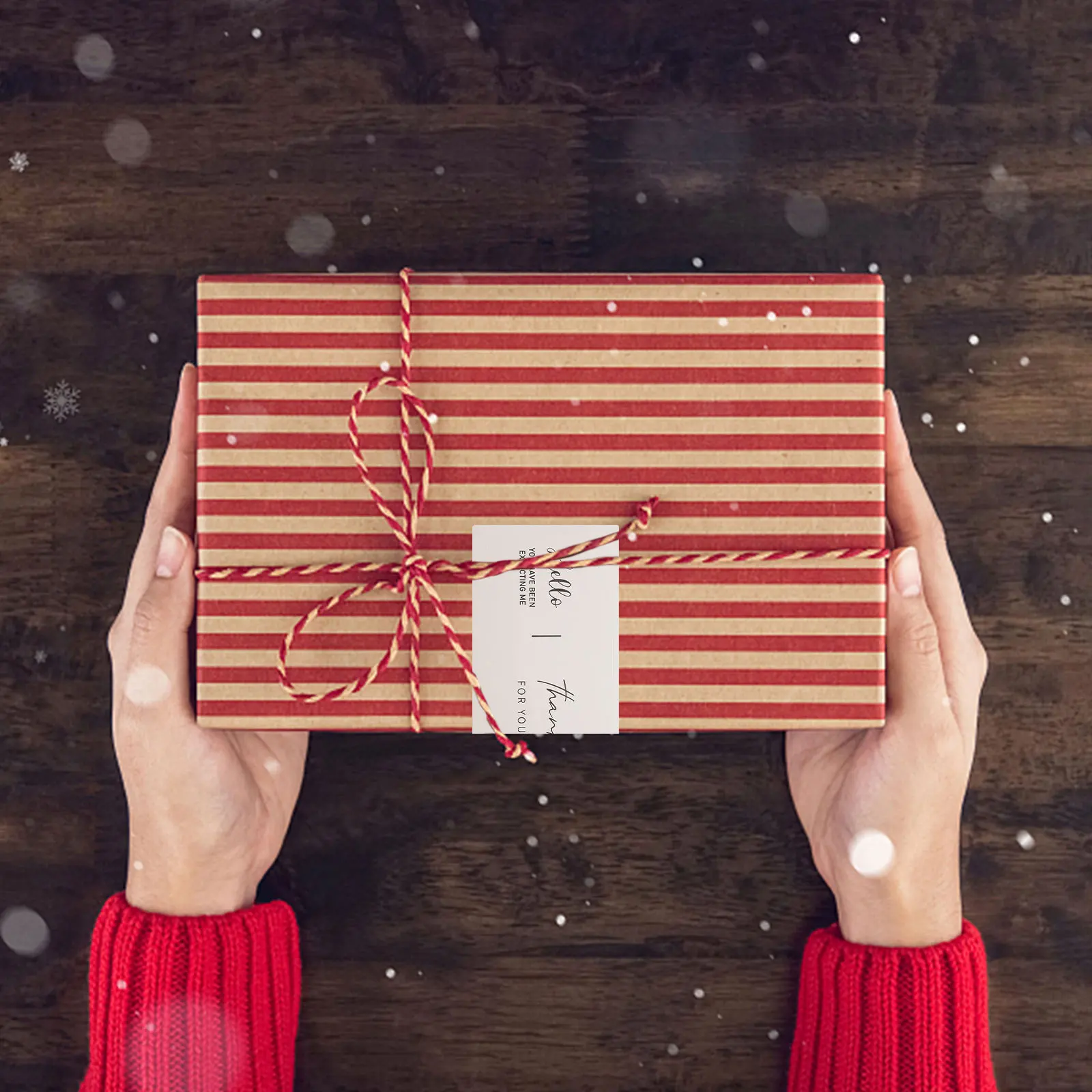 50 قطعة من ملصقات الختم اللاصقة المستطيلة، ملصقات صندوق الهدايا لتغليف مستلزمات التغليف، ملصقات الختم اللاصقة