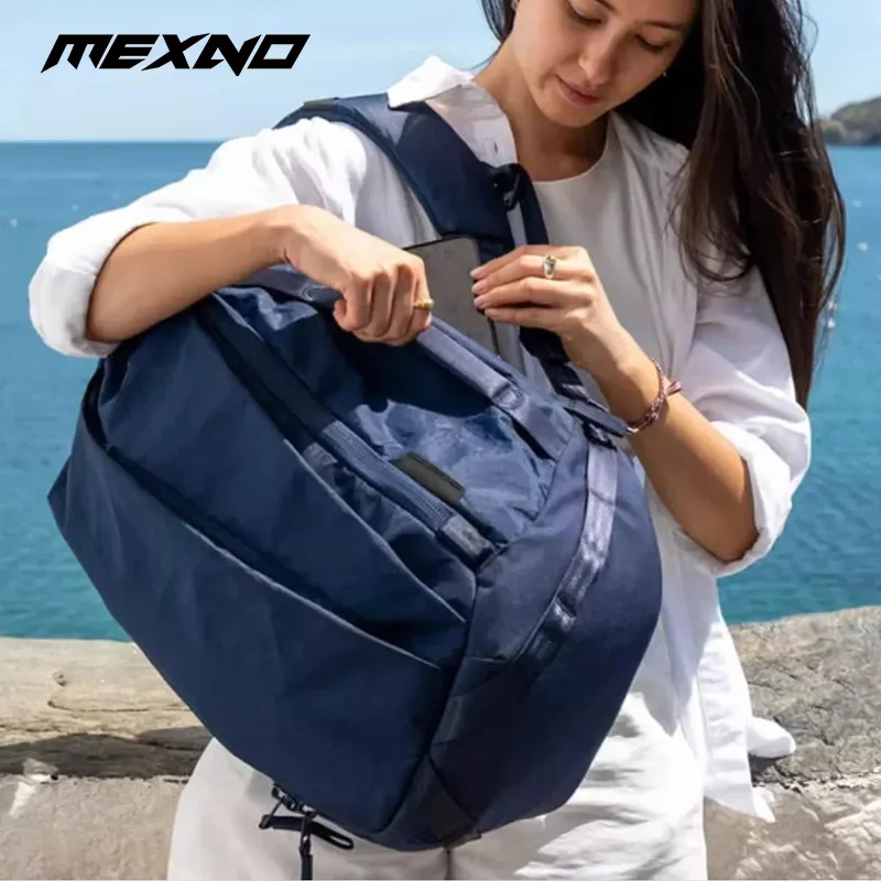 MEXNO 26L Ransel Hiking Ringan Tahan Air Ransel Laptop Kantor, Ransel Perjalanan Bisnis Luar Ruangan