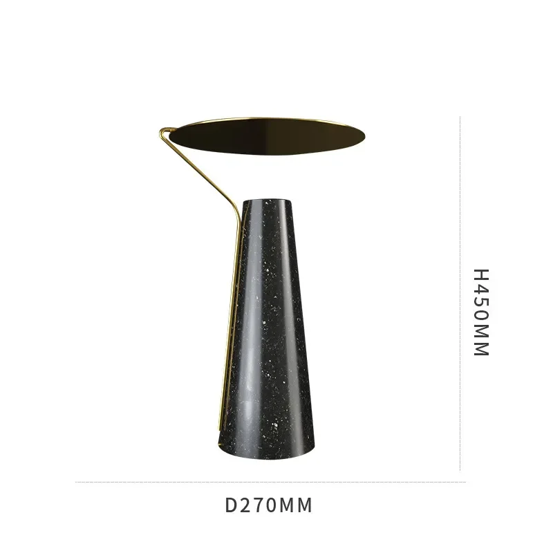 Nordic Black Wrought Iron Table Lamp Simple Modern Bedside Light Creative Desk Reading Lamp for Living Room Bedroom Study