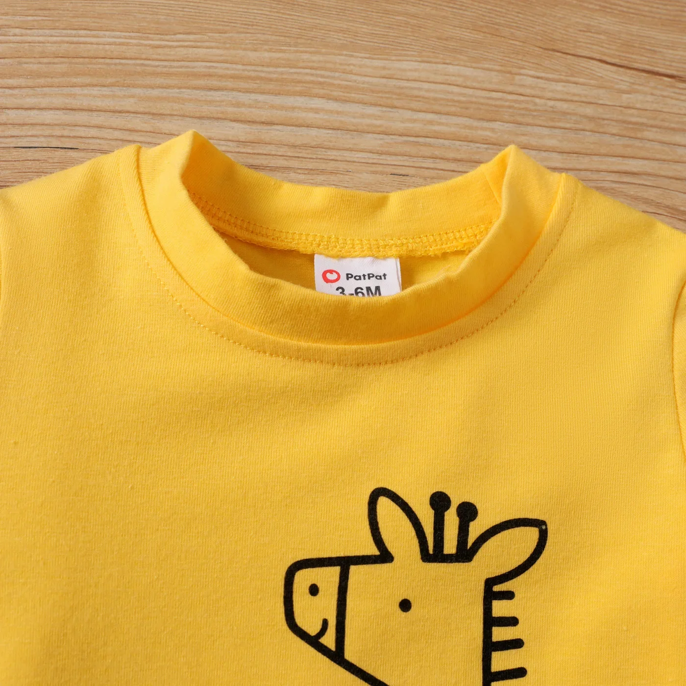 PatPat Toddler Boy/Girl Animal-inspired Long Sleeve Tee Suitable for Summer Season Soft and Comfortable  Perfect for Outings