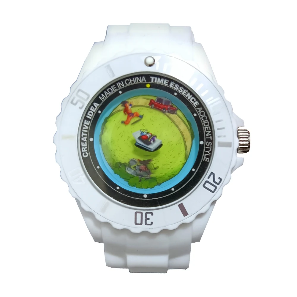 

Happy Planet Running monkey Quartz Watch originality design Comic characters