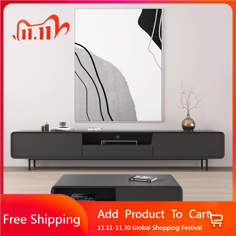 

Black Minimalist Tv Stands Designer European Entertainment Storage Tv Stands Organizer Organizer Suporte Para Tv Home Furniture