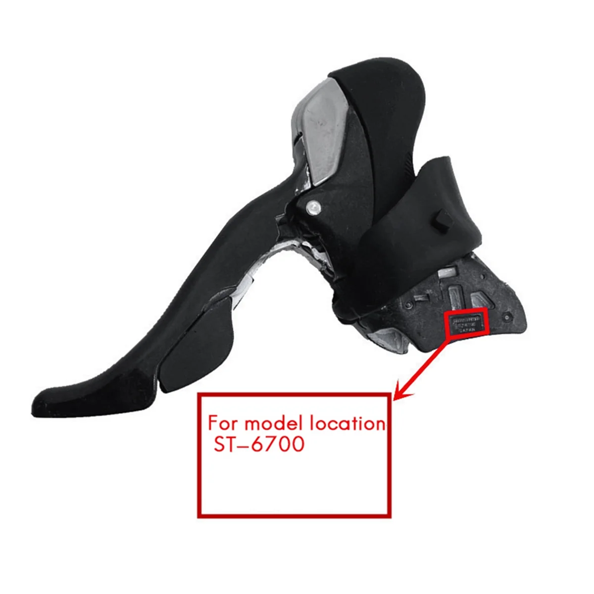 Cappucci in gomma per leva freno cambio bici per Shimano ST6700 105 Copri leva cambio Accessori per biciclette