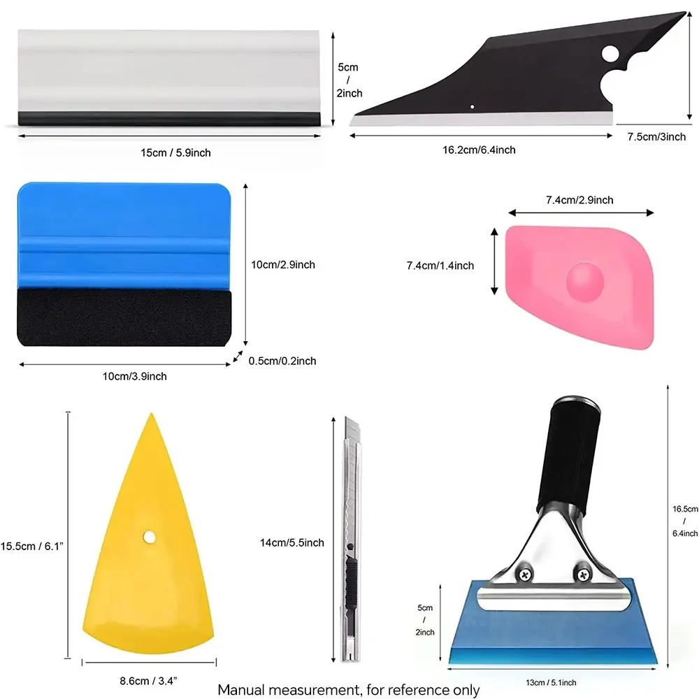 Pfcc Auto verpackungs werkzeug Kit für Fenster folien aufkleber Tönung werkzeuge Vinyl Rakel Auto Lücke Stauben tfernung Schaber Auto Zubehör