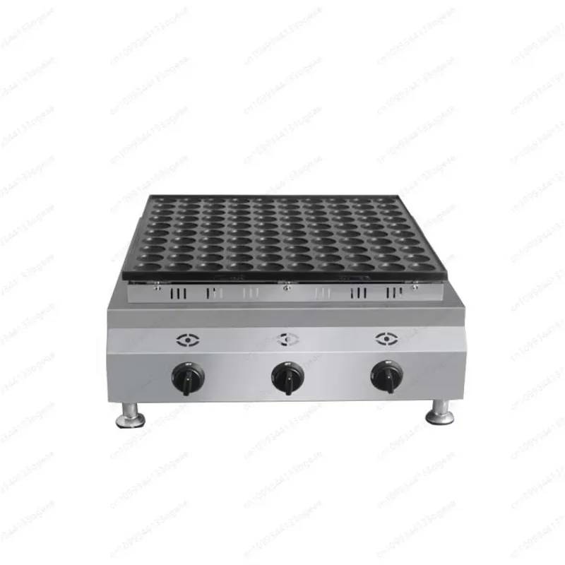 Commercial Waffle Oven 100 Hole Dogong Grill  Gas Internet Red Round Muffin Machine BBQ Cake Machine Waffle