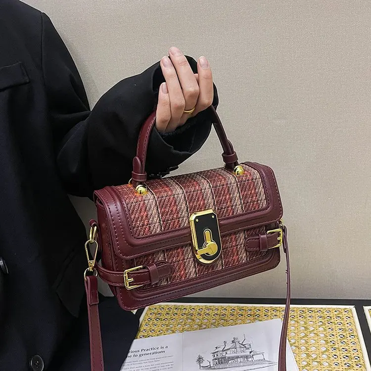 

High-End Fashion Solid Color Diaper Bags For Women Trendy Leather Messenger Bag Simple Crossbody Bag Luxury Brand Vintage