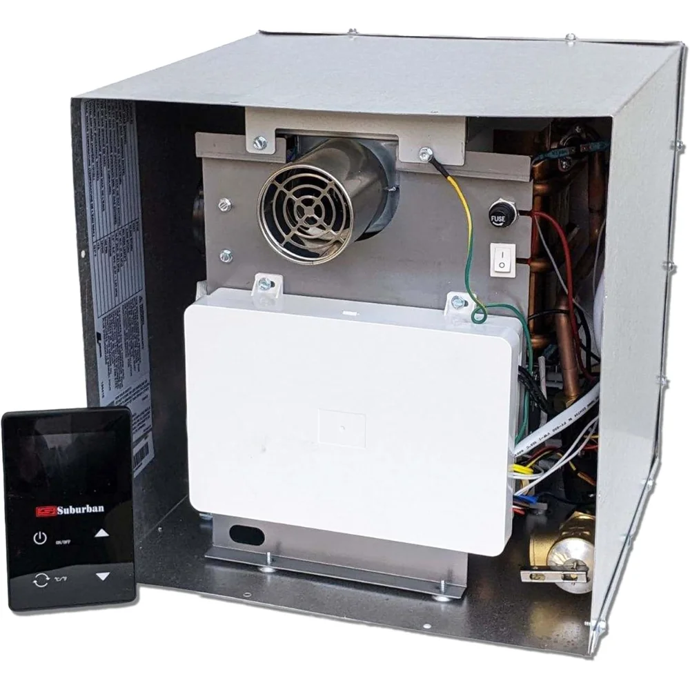 

RV Tankless 60,000 BTU Water Heater - Endless Hot Water Supply, Energy Saving, Digital User Control Center