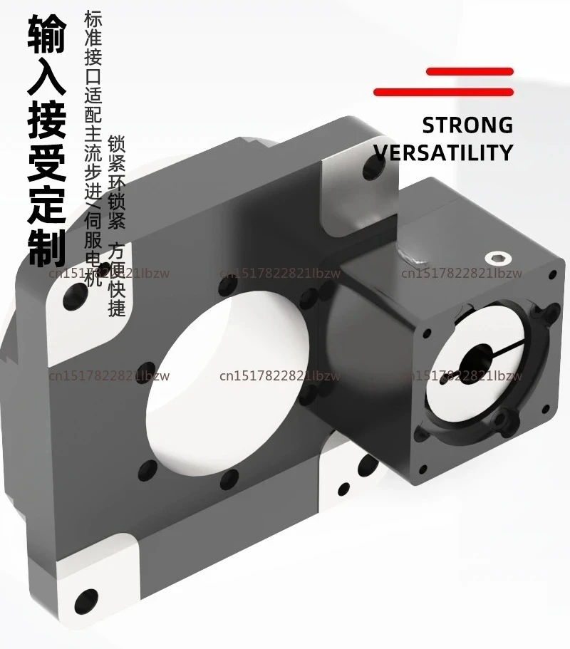 200 Hollow Rotating Platform Turntable Gearbox Reducer Ratio 18:1 10:1 for  86 Stepper Motor 750W Servo Interface