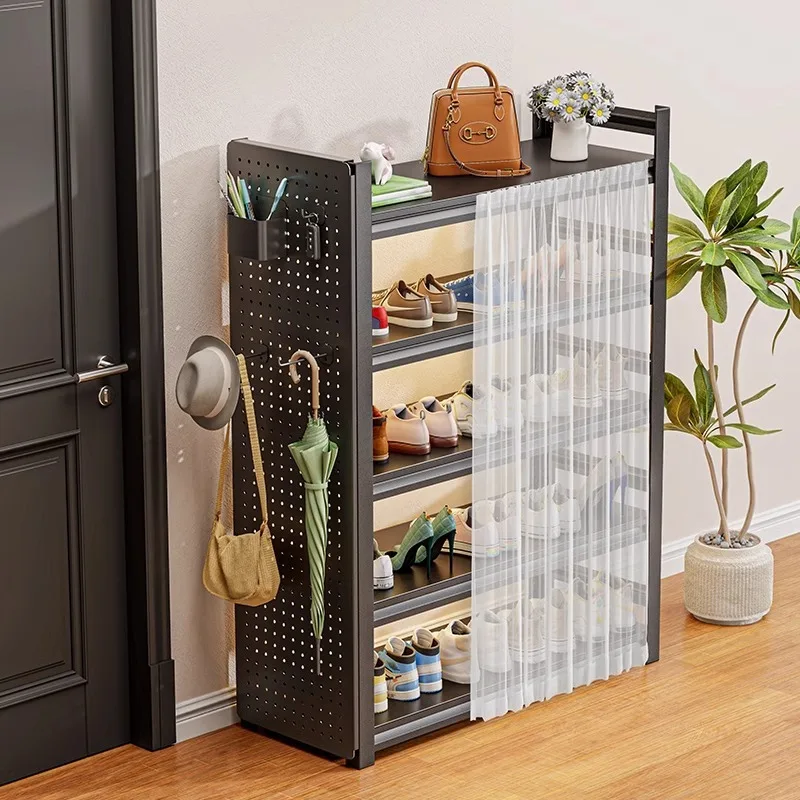 

Household shelves, shelves, shoe racks, rental rooms, multi-layer floor simple shoe racks, wrought iron storage racks, steel