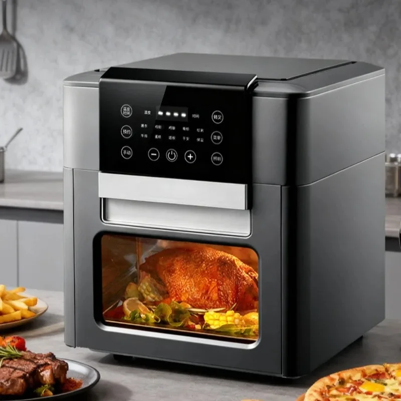 Large Capacity Multifunctional Air Fryer Touch Screen Visible Durable High Power Air Fryers Convenient Household Appliances