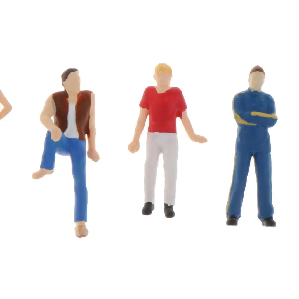 1/64 Scenario di strada Persone Figurine Bambole Giocattoli Accessorio da tavolo Diorama fai-da-te
