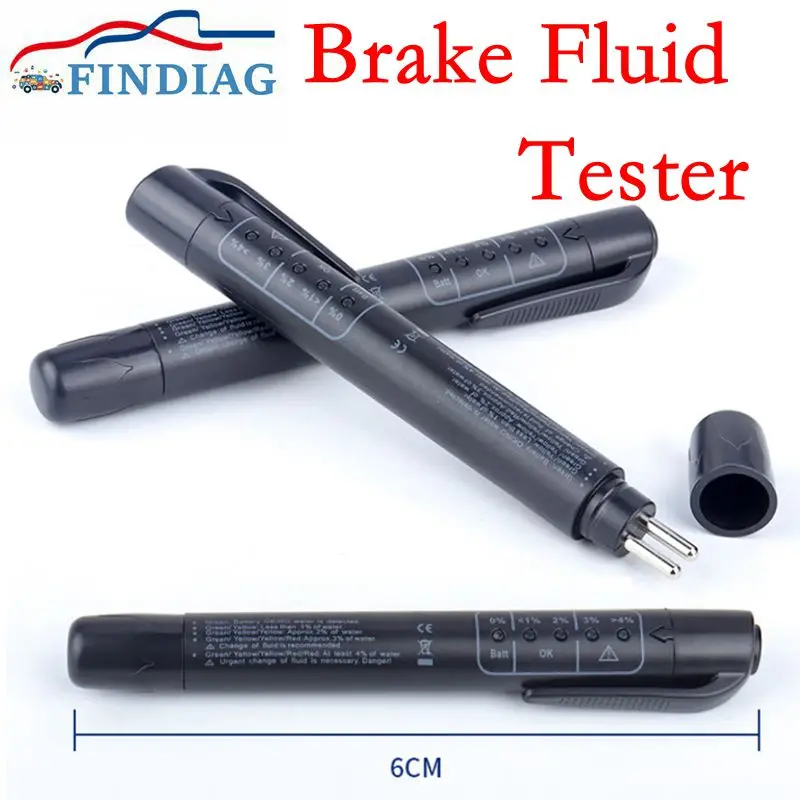 

Новейший автомобильный тестер тормозной жидкости, точные диагностические инструменты качества масла, светодиодный индикатор, ручка для тестирования жидкости, тестер тормозного масла