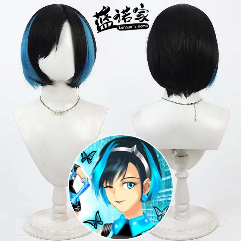 

Игра Kamen Rider Smart Lady Cos Косплей Парик Хэллоуин Карнавал Вечеринка Опора Синтетические волосы Термостойкое волокно + Кепка для парика