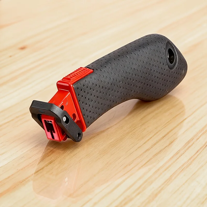 DGEV Reciprocating Saw Manual Handle Universal Interface Anti-Slip Comfort-Grip Handle Easy to Carry for Reciprocating Saw Blade