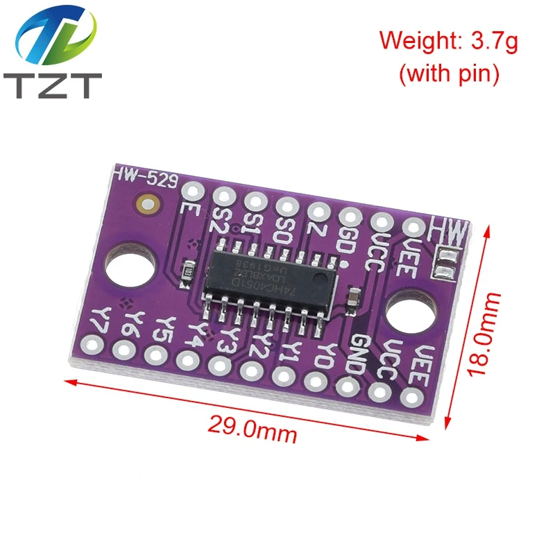 74HC4051 CD4051 single 8-channel digitally controlled electronic switch Multiplexers For Ardunio