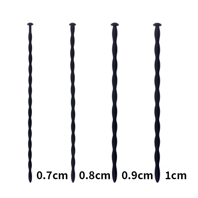 مجموعة موسع الإحليل من السيليكون الناعم مكونة من 8 أحجام - عصا عين الحصان وقضيب القضيب لتحفيز الذكور ولعب القسطرة (لعبة الكبار)