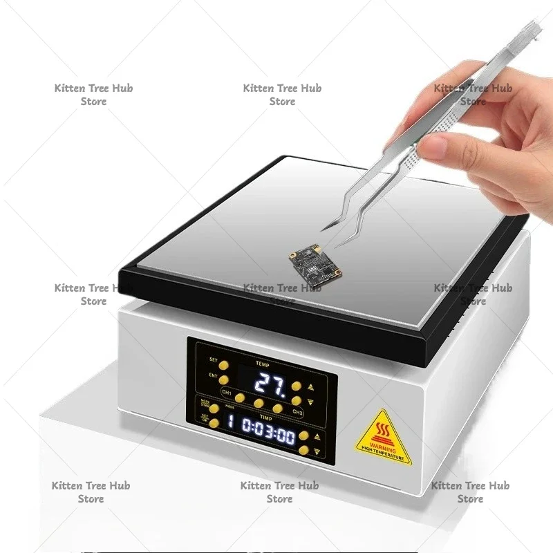 Timed Temperature Regulation Preheating Table Mobile Phone Maintenance Heating Table
