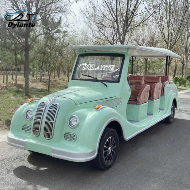 

Custom 11 Seat Electric Retro Classic Car Mini Sightseeing City Bus Suitable for Round Trip Transfer and Tourism Transportation