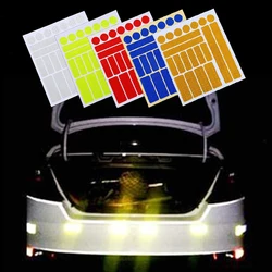 Car Motorcycle Reflective Stickers Night Safty Warning Reflector Film Decal Decoration Bicycle Wheel Reflector Auto Accessories