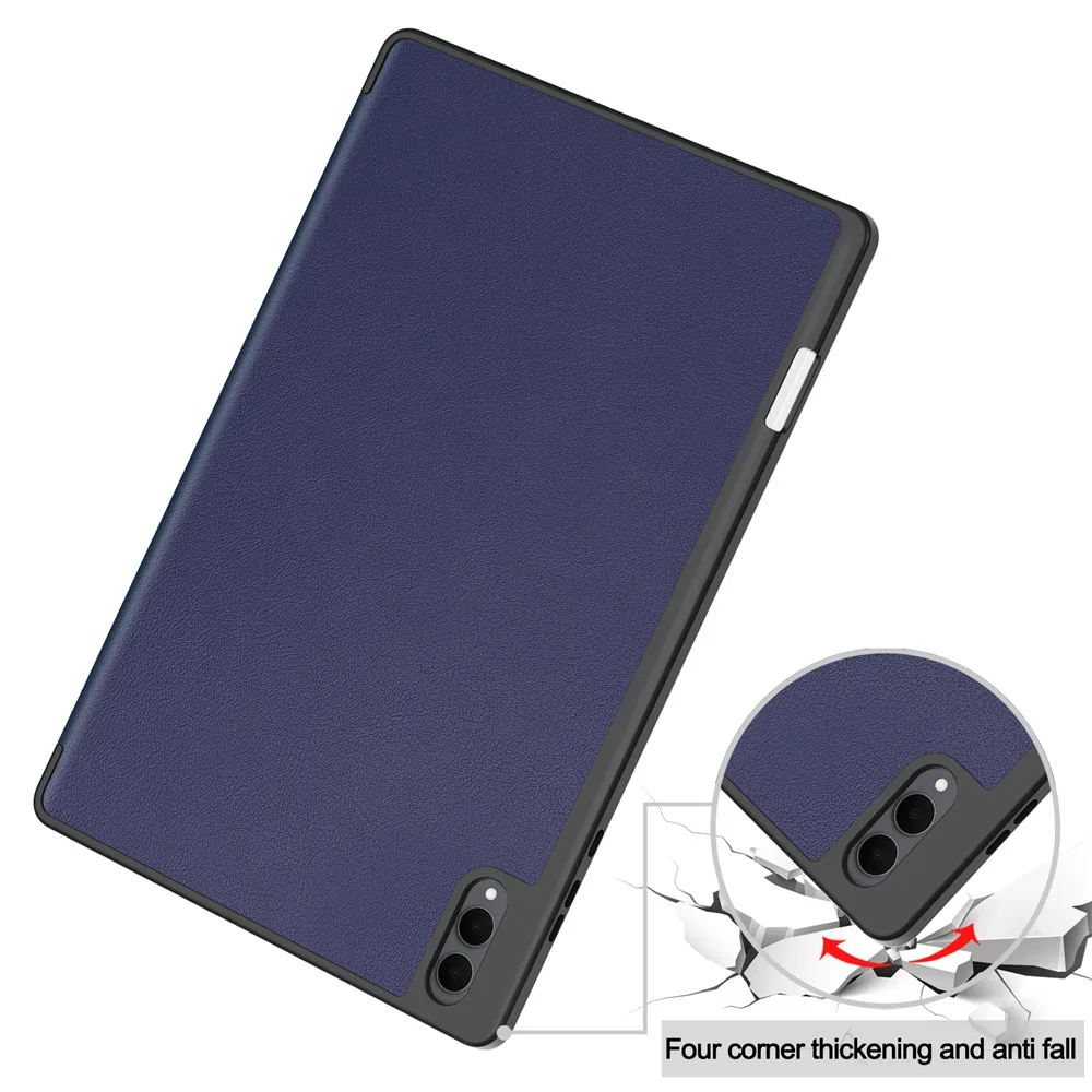 Soft TPU Leather Folio Smart Case for Samsung Galaxy Tab S11 Ultra 14.6 inch 2025 SM-X930 SM-X936 with Pencil Holder 6