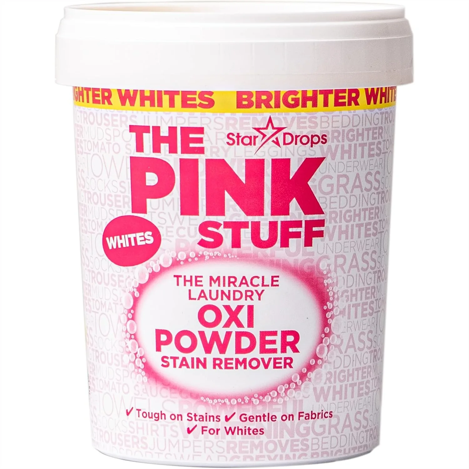 Oxi Powder Quitamanchas para Ropa Blanca con Efecto Blanqueador y Abrillantador, 1 kg
