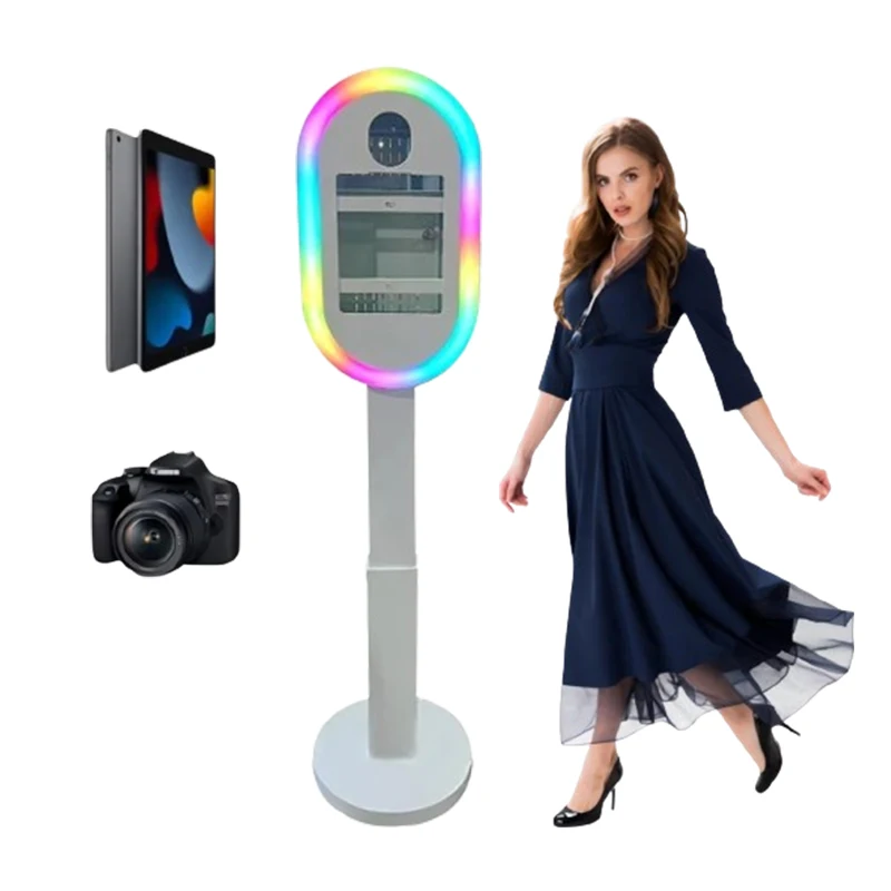 

Photo Booth Portable Ipad With Props Free Accessories Photo Booth for Ipad 13 Inch