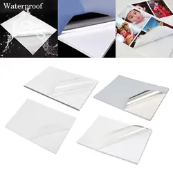 25/50x Waterproof Printable Vinyl Sticker Paper for Inkjet & Laser Printer