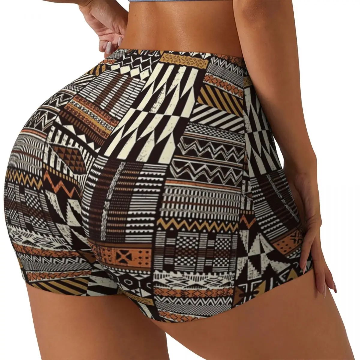 

Пользовательские родной этнический африканский стиль ткань в стиле пэчворк женские шорты для бега в тренажерном зале спортивные шорты для волейбола байкерские шорты для йоги
