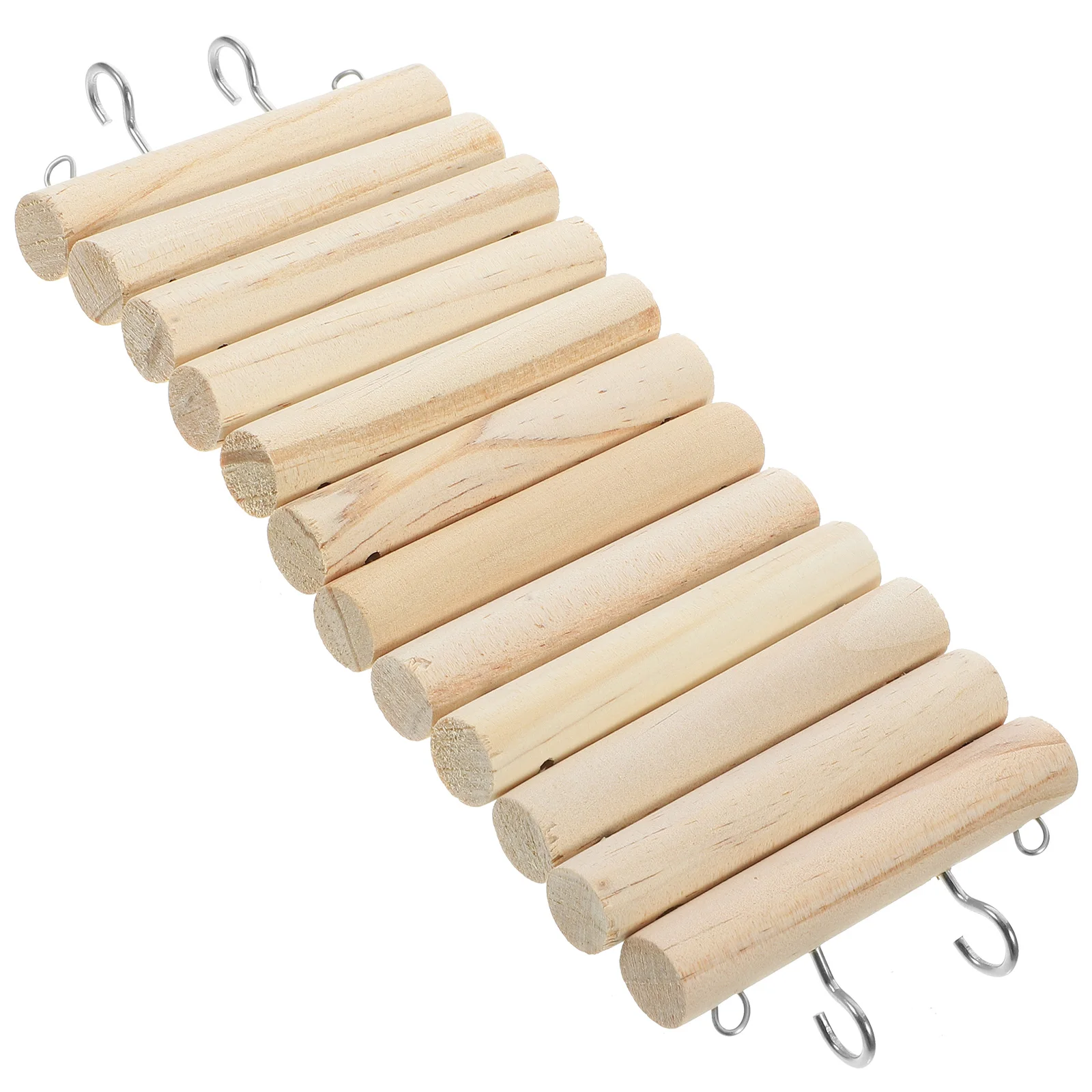 Hamster Ladder Wooden for Small Pets Guinea Pig Hideout Chew Plaything Hedgehog Separating Fence Cage Ornament Train Climber