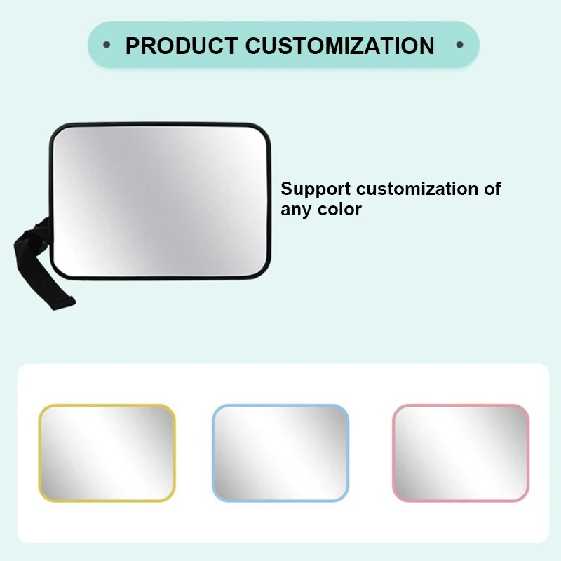 Car Rear Seat Baby Mirror Adjustable Wide Angle Seat Safety Rearview Observation Mirror Car Baby/Child Interior Mirror