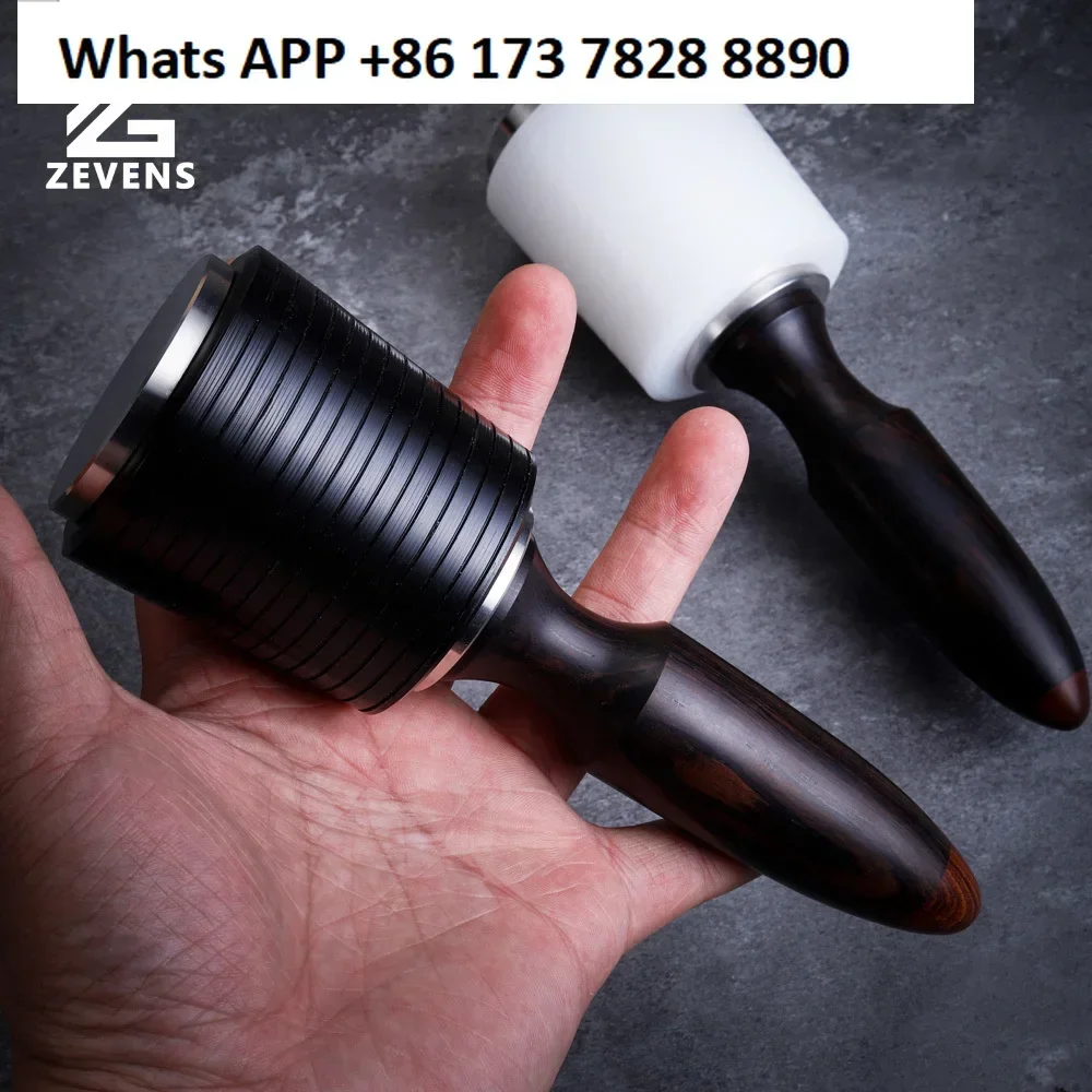 

PA66 nylon leather carving hammer DIY handmade leather tools wooden handle leather nylon hammer