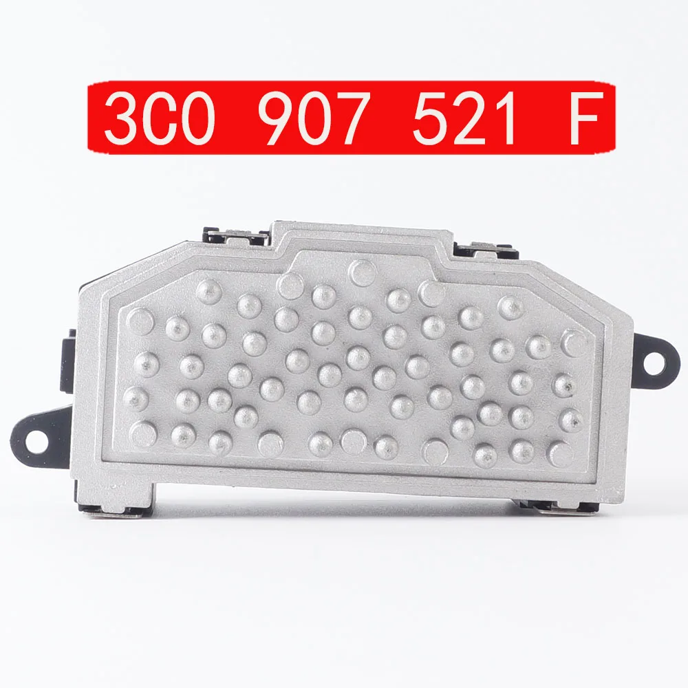 

3C0907521B 3C0907521F Air conditioning fan resistor apply to VW GTI Golf Passat CC Tiguan Sharan Blower regulator