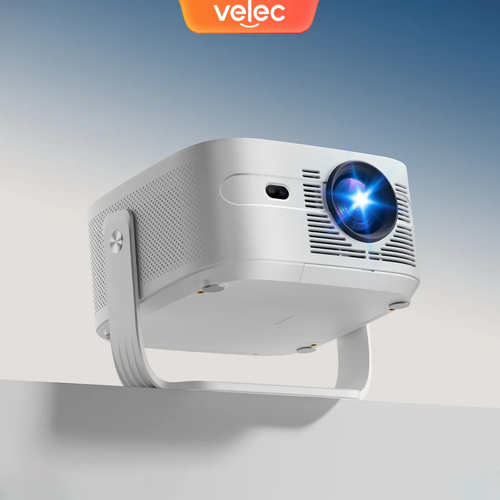 

Проектор Velec HY450 Max, 1100 ANSI люмен, Native 1080P, декодирование 8K, Android 14, автофокус, коррекция трапецеидальных искажений, голосовое управление, BT5.4, для домашнего кинотеатра