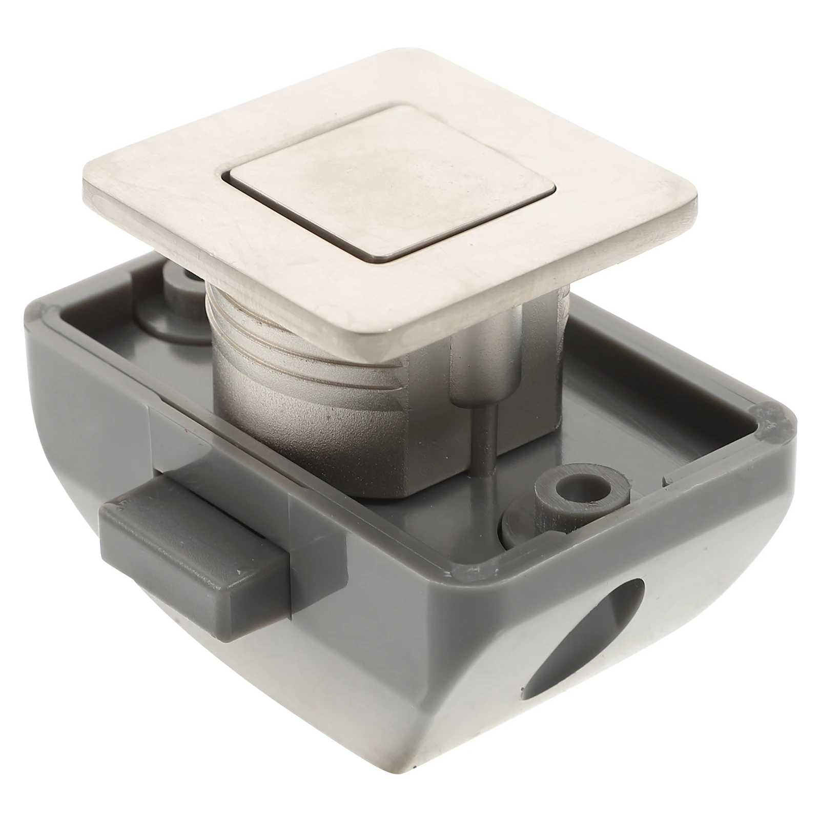 

RV Zinc Alloy Nylon Push Cupboard Keyless Cabinet Lock Latch Keyless Cabinet Door Locks Stainless Steel Hardware