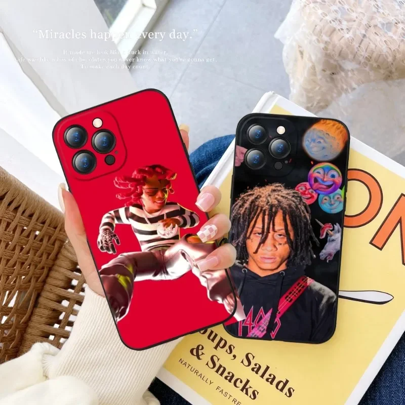 Rap T-Trippie Redd Phone Case FOR IPhone 15 14 13 11 12 Pro 8 7 Plus X 13 Pro MAX XR XS MINI Black Covers