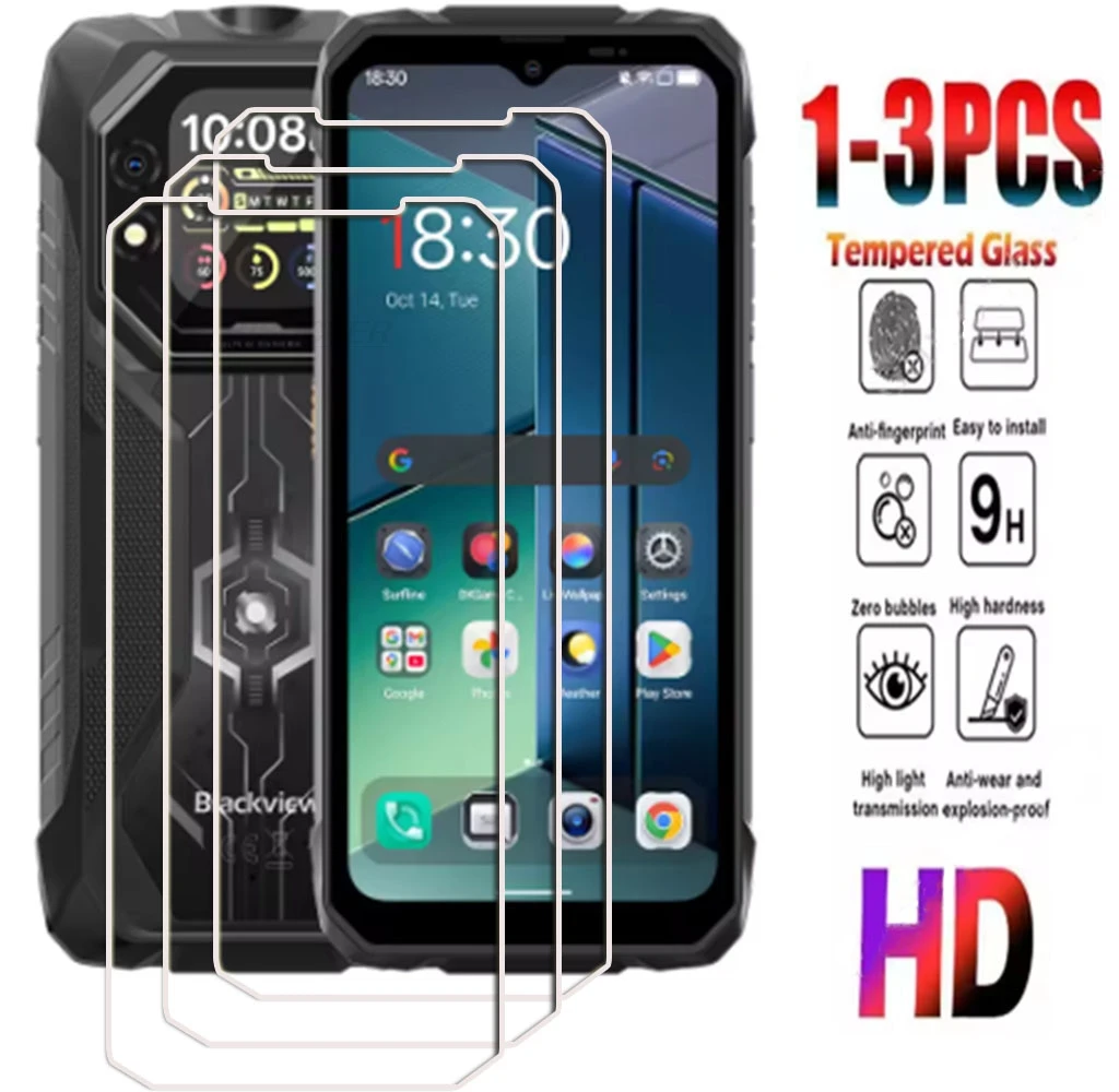 1-3PCS 9H Tempered Glass For Blackview Rock 1 6.56" Blackview Rock1 Blackview Rock 1 Screen Protector Cover Film