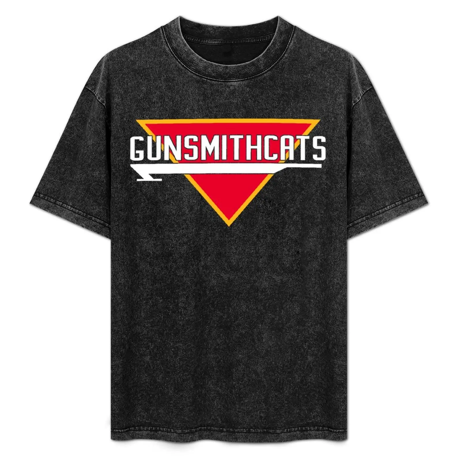 Gunsmith Cats T-Shirt Casual Loose Short Sleeve Tee for Men