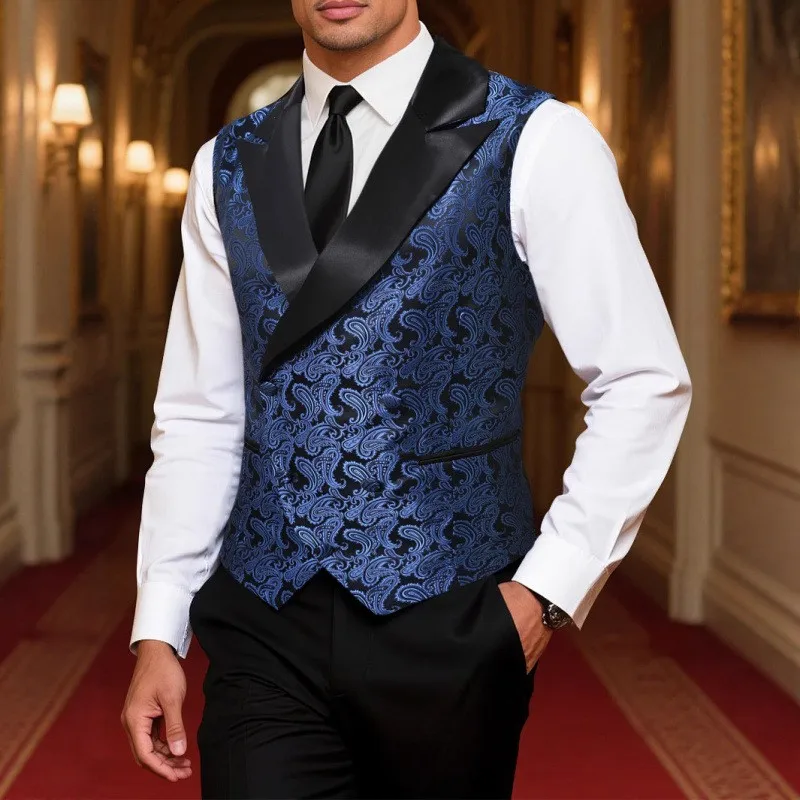 

Men's Casual Performance Vest Stage ow Off-Made Vest M5002 Special P50 Slim Fit Youth Trend Wedding Autumn Busin Casual ...