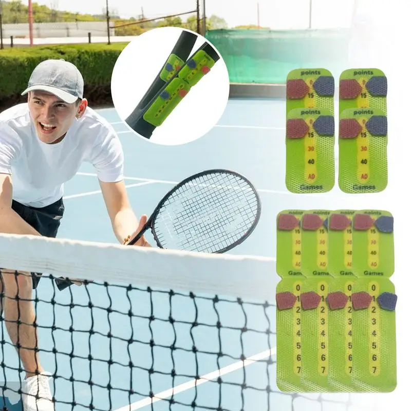 Penjaga skor permainan tenis, penjaga skor Padel untuk raket tenis, papan skor pertandingan untuk pemutar tenis, aksesori tenis