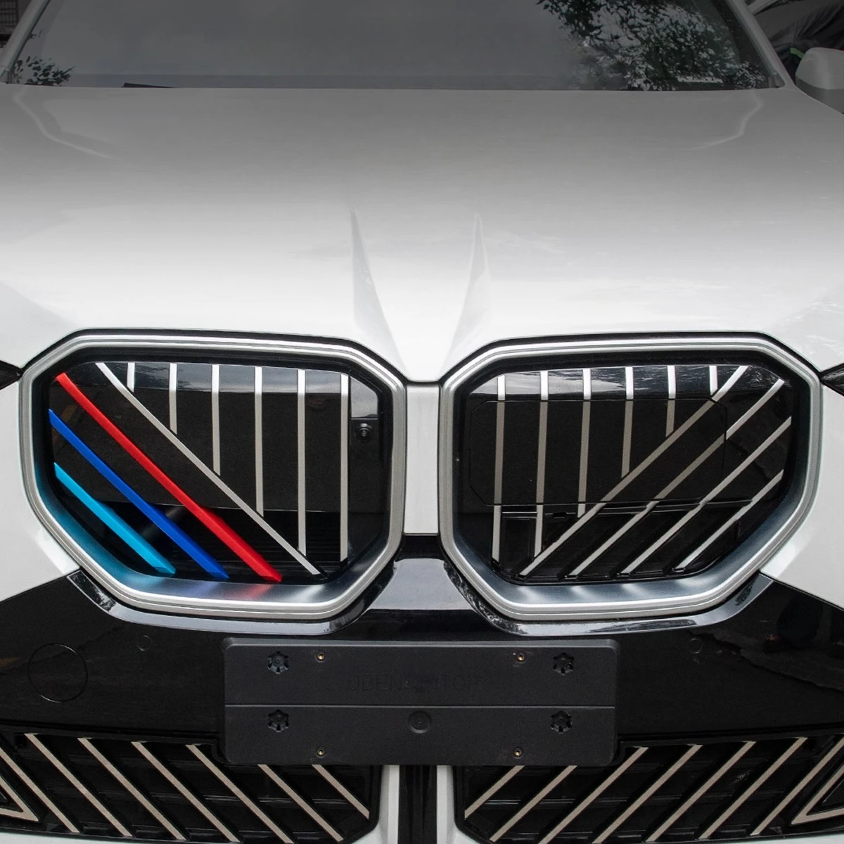 

Для BMW X3 2025 2026 G45 накладка на переднюю решетку, мешалки из АБС-пластика, пряжка, передняя декоративная крышка, аксессуары для внешнего стайлинга автомобиля